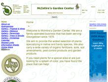 Tablet Screenshot of mcintiresgarden.com